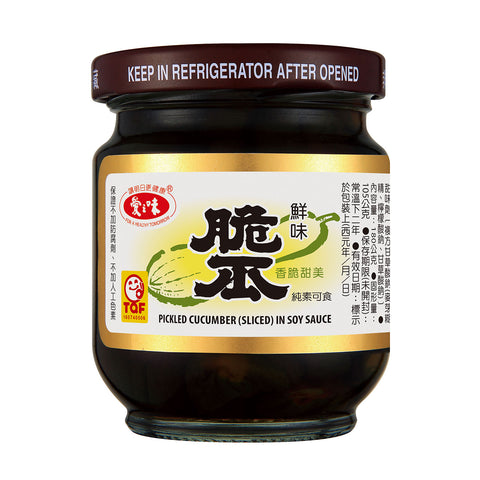 Pickled Cucumber in Soy Sauce (鮮味脆瓜) 180g x 6 Bottle