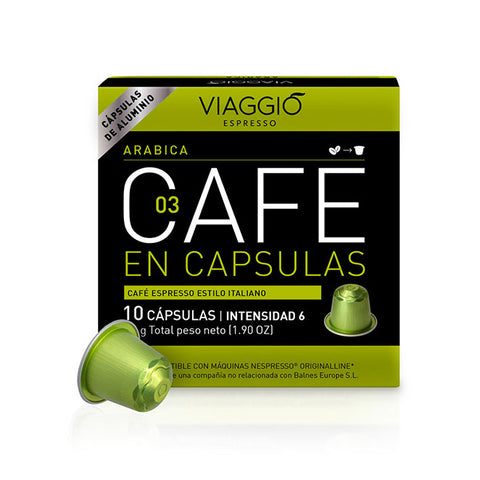 ARABICA | 10 NESPRESSO® COMPATIBLE COFFEE CAPSULES