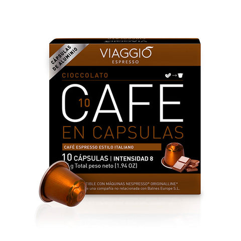 CHOCOLATE | 10 NESPRESSO® COMPATIBLE COFFEE CAPSULES