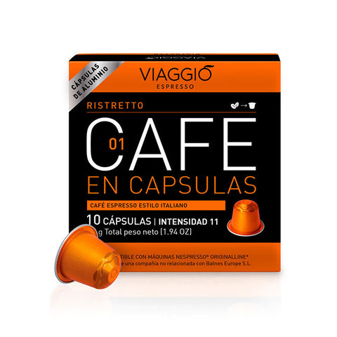 RISTRETTO | 10 NESPRESSO® COMPATIBLE COFFEE CAPSULES