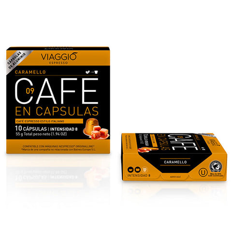 CARAMEL | 10 NESPRESSO® COMPATIBLE COFFEE CAPSULES